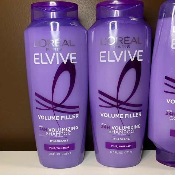 L'Oreal Paris Elvive Volume Filler Shampoo + Conditioner, 4 pack, 12.6 oz- NEW - Picture 2 of 5